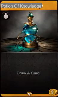 Artifact: Potion of Knowledge Info and Card Details