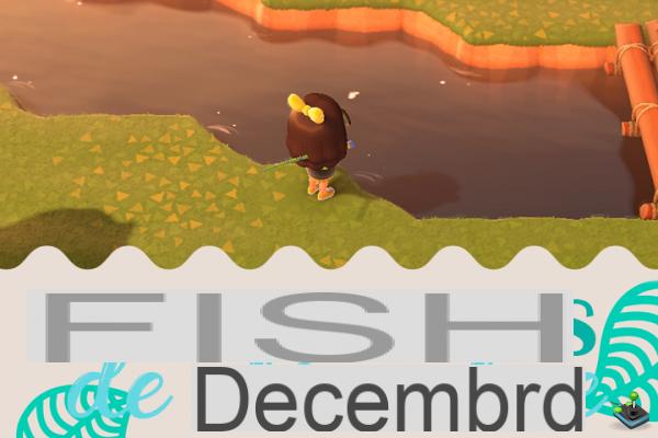 Pescado del mes de diciembre en Animal Crossing New Horizons, hemisferio norte y sur
