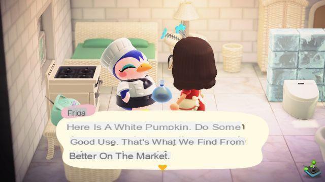 Abóboras laranja e brancas em Animal Crossing, onde encontrá-las?
