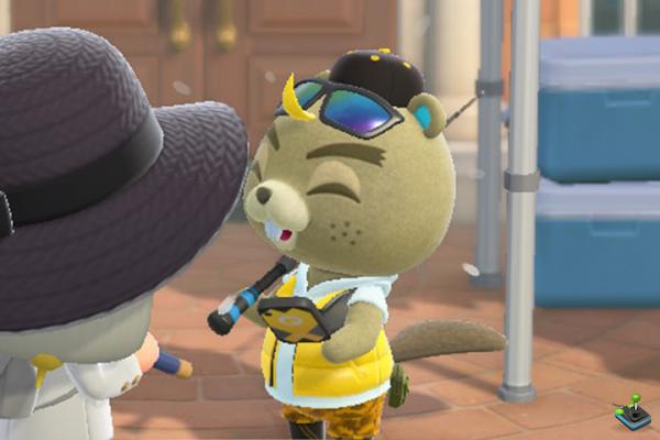 Animal Crossing New Horizons: Pollux and the fish, character info