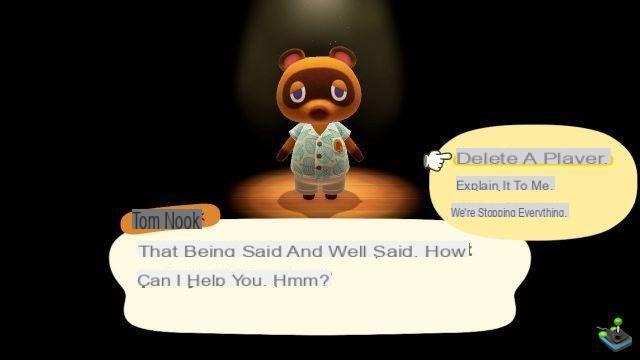 Animal Crossing New Horizons: Delete a player profile, guide and tip