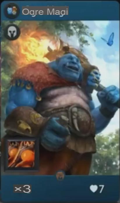 Artefato: Informações e detalhes do cartão Ogre Magi
