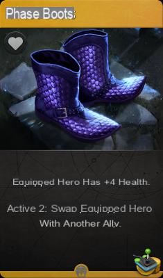 Artifact: Phase Boots, info and map details