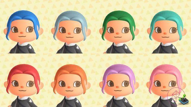 Animal Crossing New Horizons: Hairstyles, change cut and color