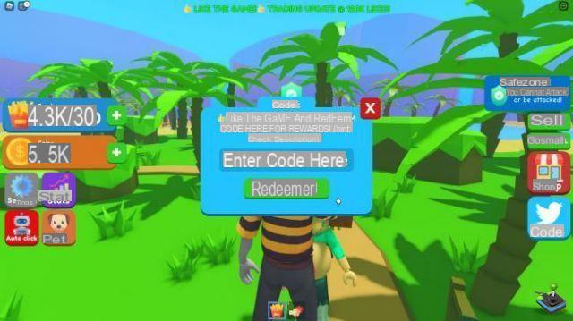 Roblox: Codes Eating Simulator (Février 2022)