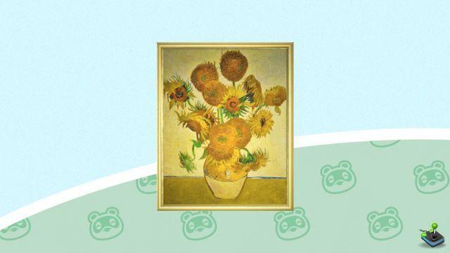 Animal Crossing floral canvas, true or false at Rounard?