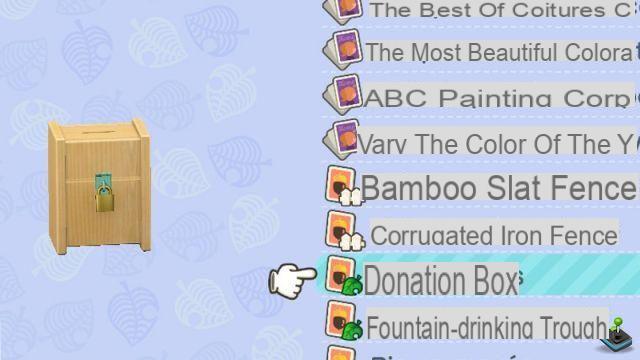 Animal Crossing: New Horizons donation box, what is it for?