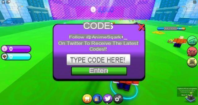 Roblox: Codes Anime Simulator X (febrero de 2022)