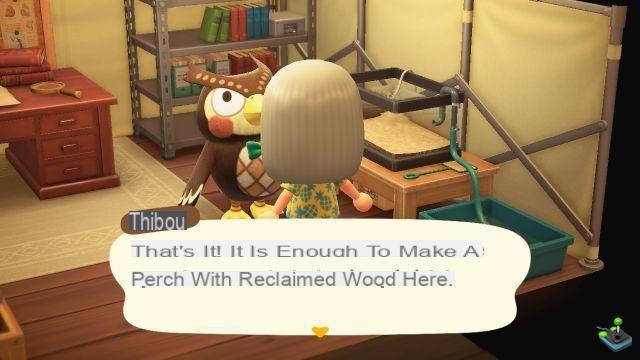 ¿Cómo conseguir percha en Animal Crossing: New Horizons?