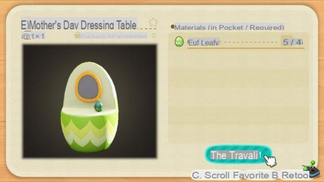 Oggetti per la festa delle uova in Animal Crossing New Horizons