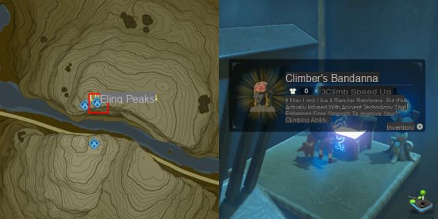 Como encontrar e atualizar equipamentos de escalada em Zelda: Breath of the Wild