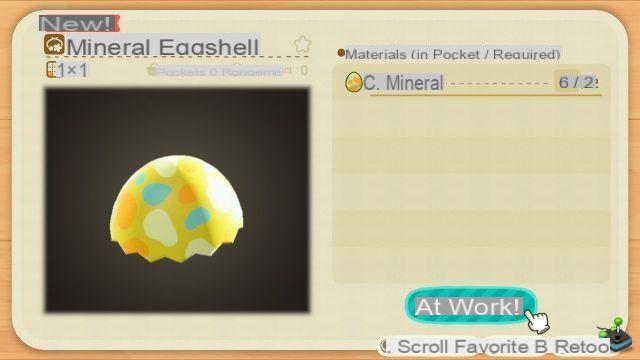 Animal Crossing New Horizons: Ovo mineral, como obtê-lo?