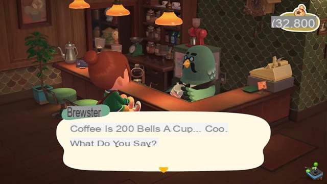 Robusto Perch, ¿cómo desbloquear café en Animal Crossing New Horizons?