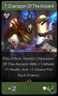 Artifact: Champion of the Ancient Card Info and Details