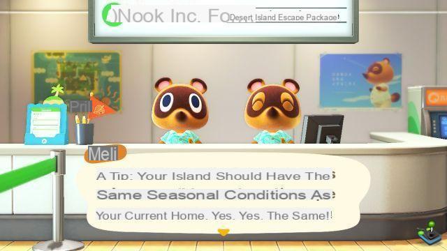 Animal Crossing New Horizons: Hemisphere and topography of the island, what impact in the game?