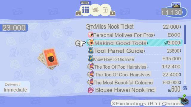 Animal Crossing New Horizons: Net, how to get the DIY plan?