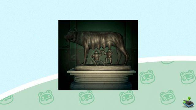 Animal Crossing maternal statue, true or false at Rounard?