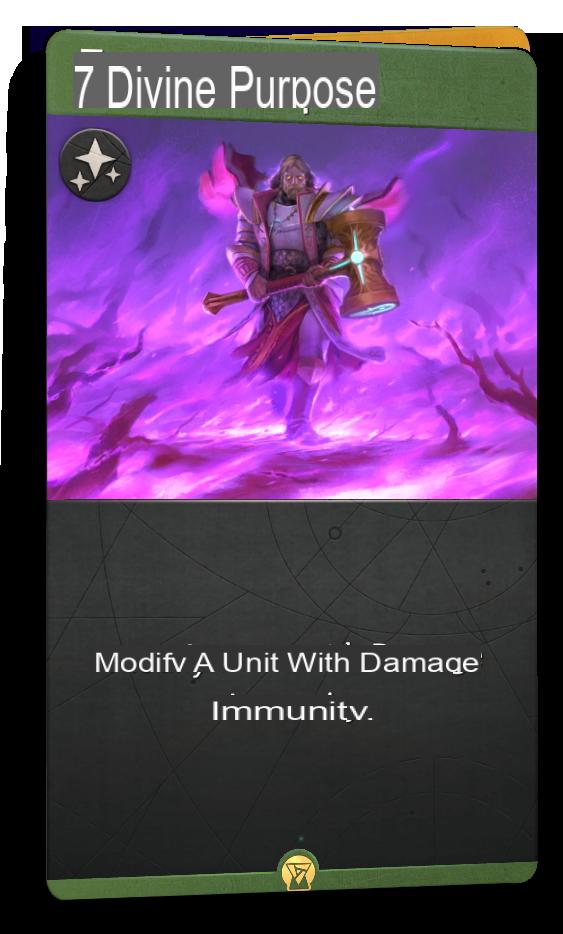 Artifact: Divine Purpose Info and Card Details