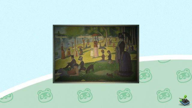 Animal Crossing soothing canvas, true or false at Rounard?