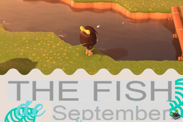 Pescado del mes de septiembre en Animal Crossing New Horizons, hemisferio norte y sur