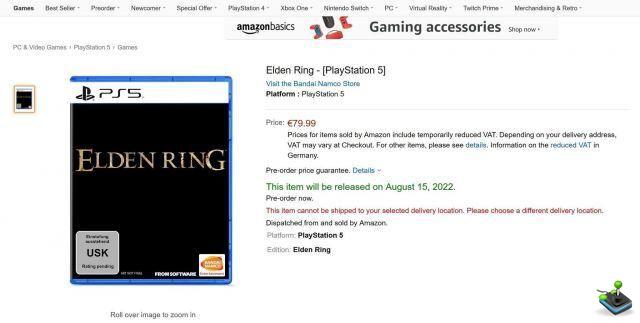 Elden Ring: A 2022 release appears on Amazon, probably fake