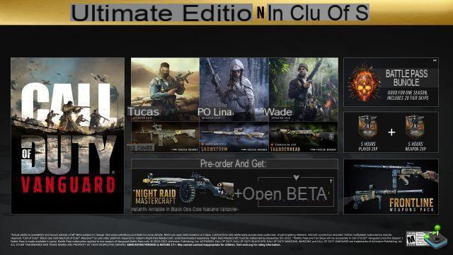 Call of Duty: Vanguard: Details of the different editions and pre-orders