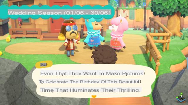 Animal Crossing New Horizons: Risette y Serge, Temporada de bodas, toda la info