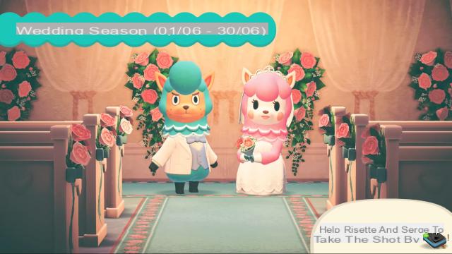 Animal Crossing New Horizons: Risette e Serge, Temporada de casamentos, todas as informações