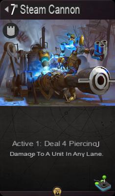 Artifact: Steam Cannon, info and map details