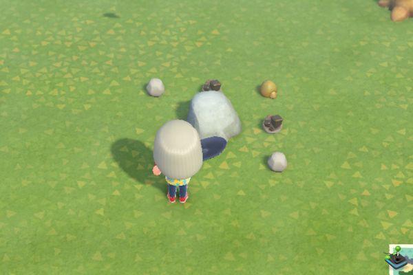Animal Crossing New Horizons: Materiais, como colher pepitas de ferro e ouro, pedras, madeira