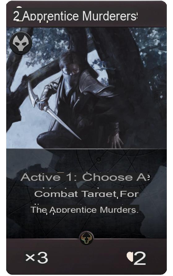 Artefacto: Aprendiz de asesino - Información y detalles de la tarjeta Aprendiz de asesino