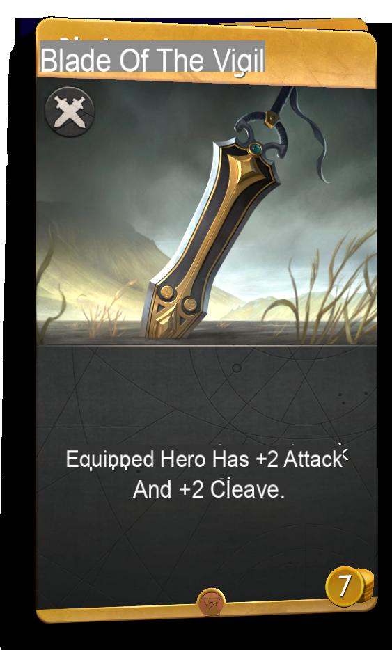 Artifact: Blade of the Vigil Info and Card Details