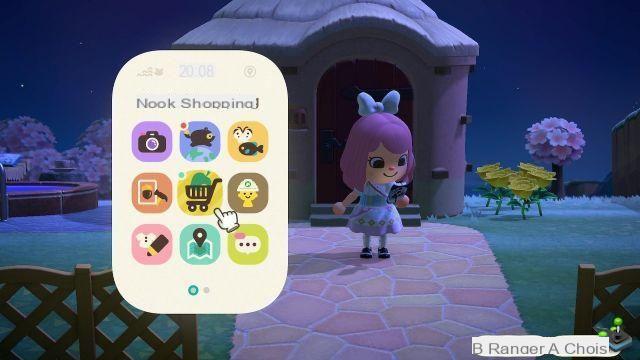 Animal Crossing New Horizons: Nook Shopping, sblocca app